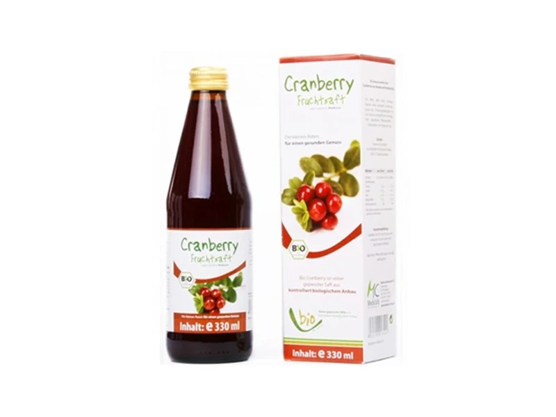 Medicura Tőzegáfonya 100% Bio Gyümölcslé 330ml