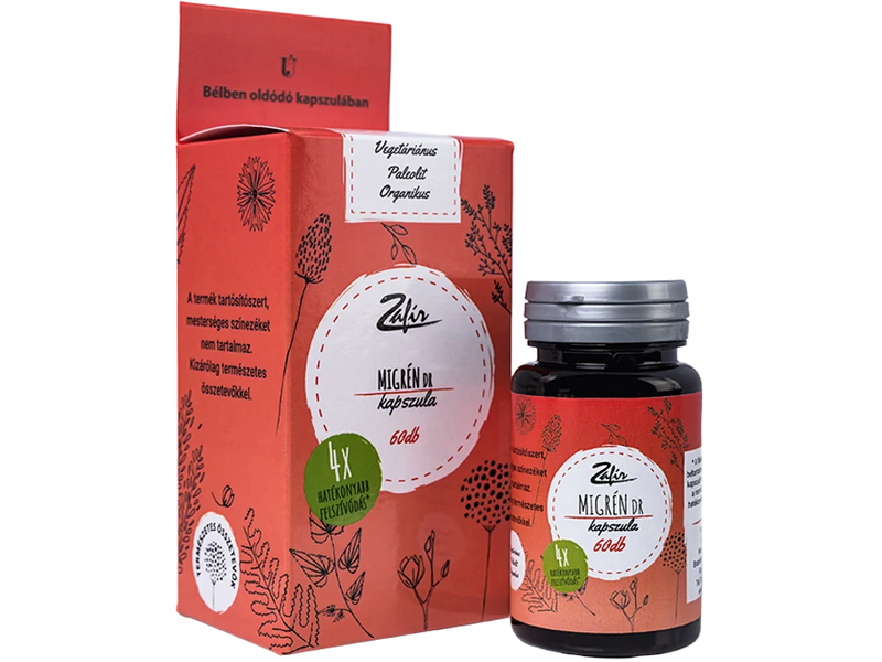 Zafír DR Migrén olajkapszula 60db