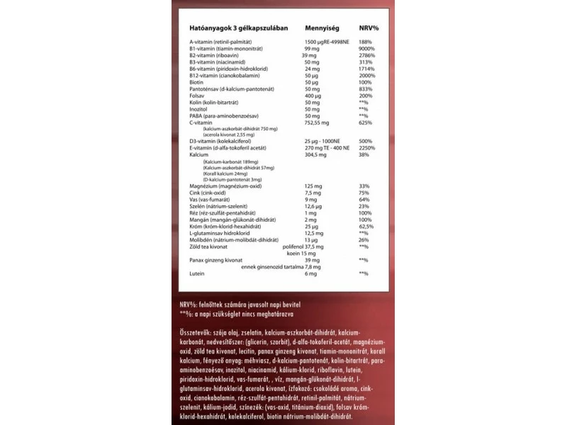 Multi Liquid plusz új formula 30 db (Vitaking)