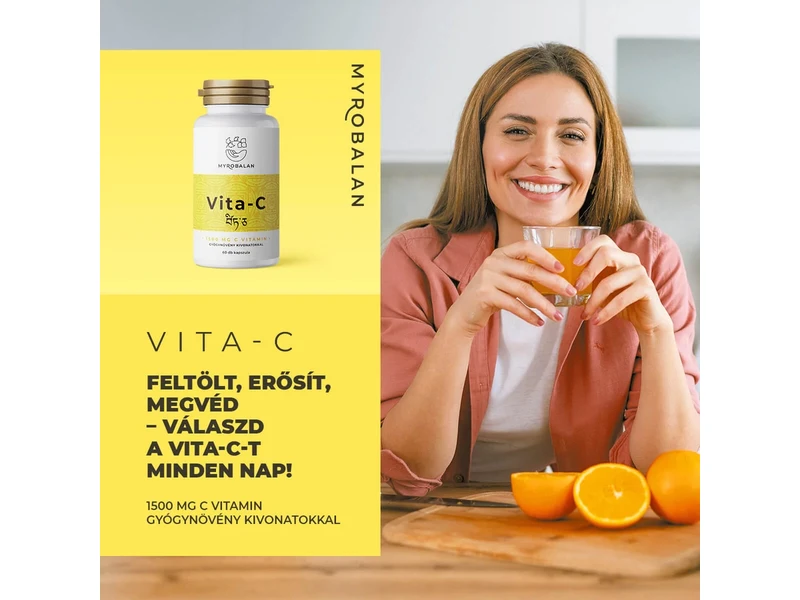 Myrobalan Vita-C 1500 mg C vitamin gyógynövény kivonatokkal 60db