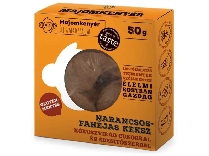 Majomkenyér narancsos fahéjas paleokeksz 50 g