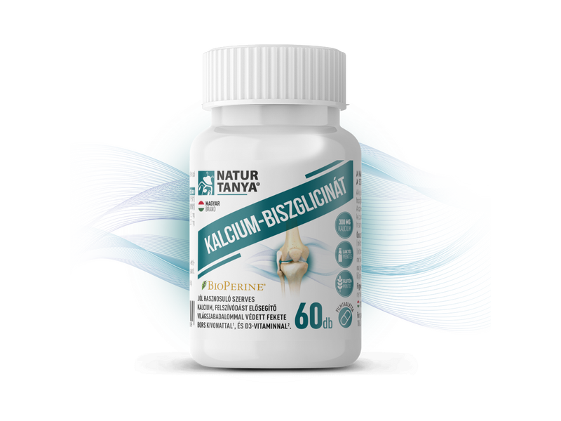 NT KALCIUM-BISZGLICINÁT BioPerine® és D3-vitamin 60 db
