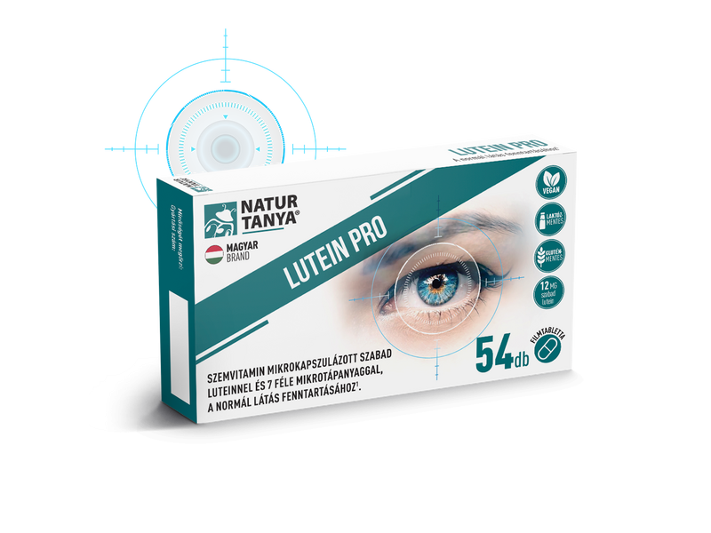 NT Lutein Pro szemvitamin – mikrokapszulázott szabad lutein + 7 féle tápanyag 54db