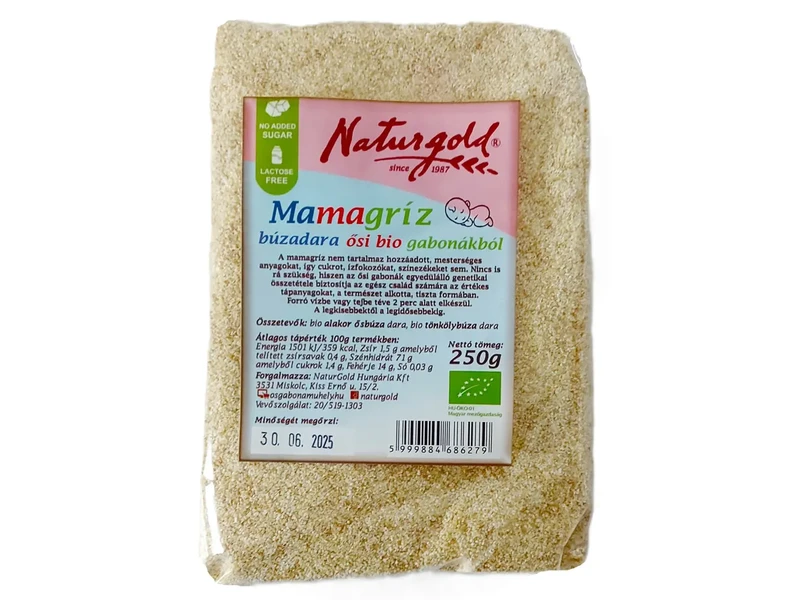 Naturgold Bio mamagríz búzadara ősi gabonákból 250g