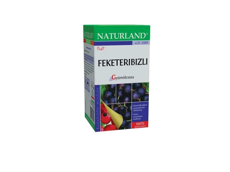 Naturland Feketeribizli gyümölcstea 20 db