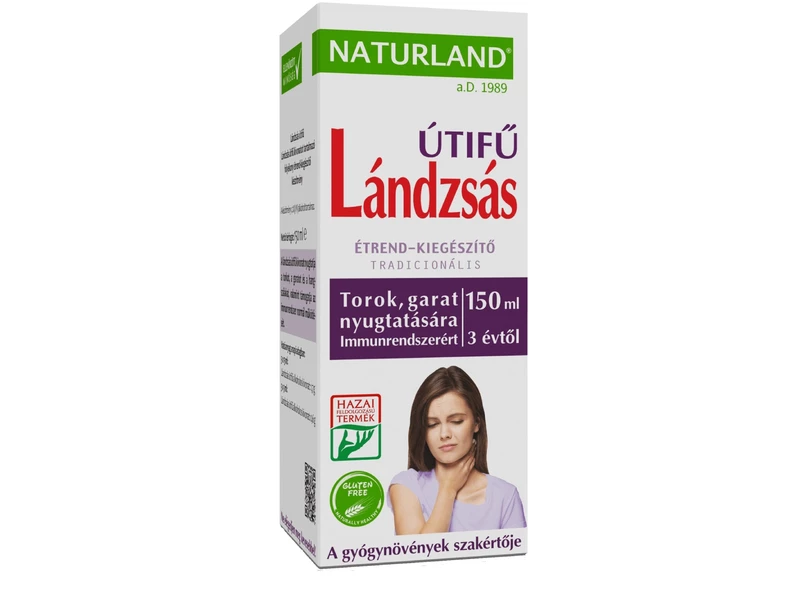 Lándzsás Útifű szirup 150 ml (Naturland)