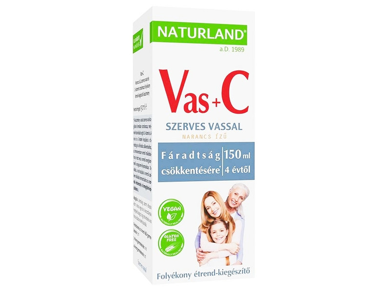 NL Vas+C szerves vassal 150ml