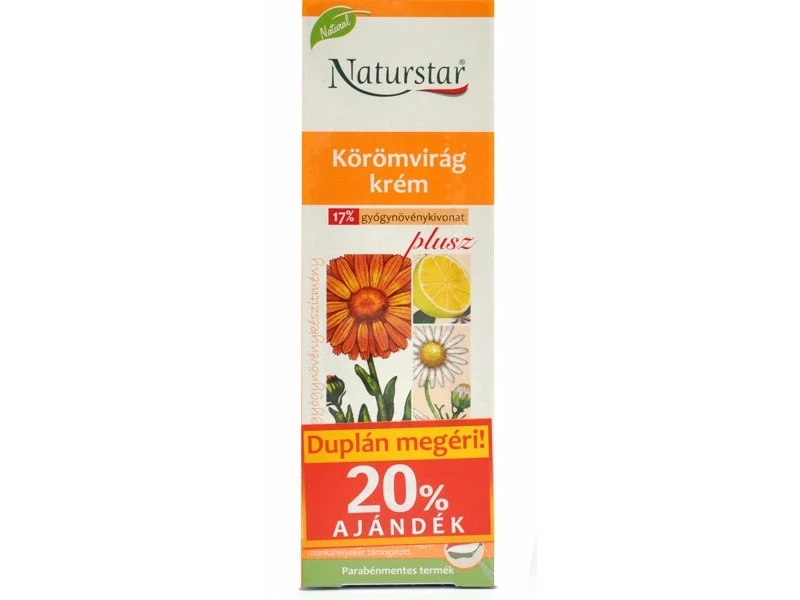 Naturstar Körömvirág krém dupla 120ml ( 2x60 ml )