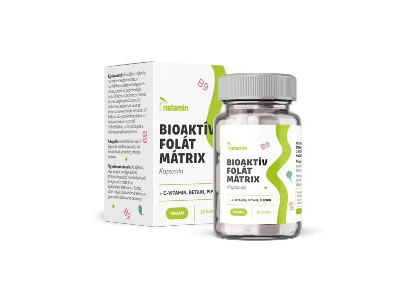 Netamin Bioaktív Folát Mátrix kapszula 30 db