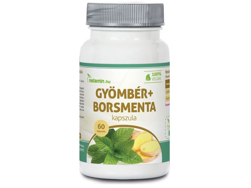 Netamin Gyömbér+Borsmenta kapszula 60 db