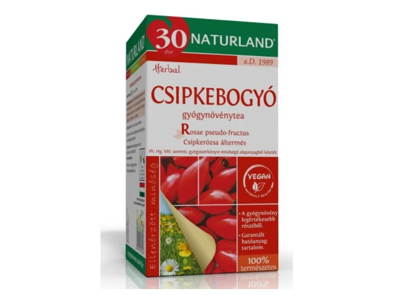 Naturland Csipkebogyó tea extra filtertea 20x2,5 g