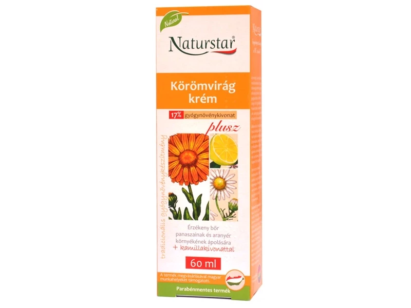 Naturstar Körömvirág krém Plusz Kamílla kívonattal 60 ml