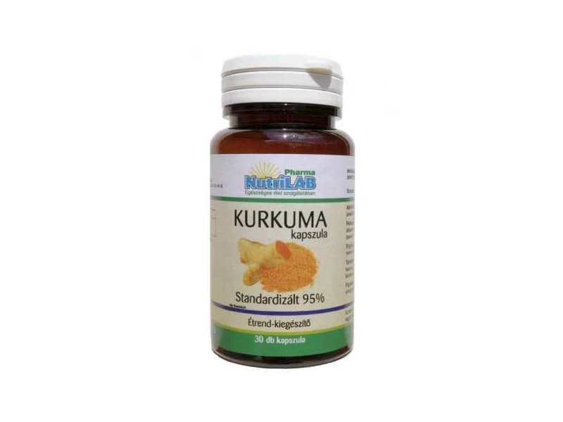 Kurkuma 95% kapszula 30db Nutrilab