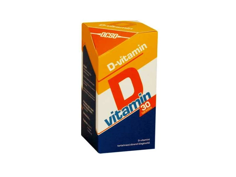 OCSO D-vitamin 30 db tabletta