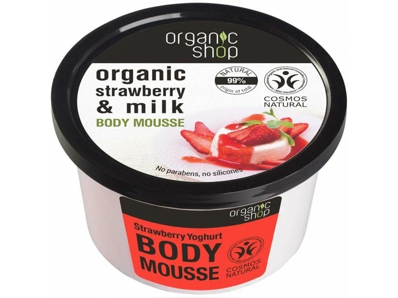 Organic Shop Epres yoghurt test mousse 250 ml