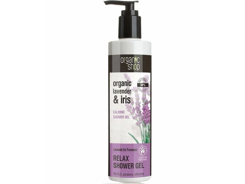 Organic Shop bio tusfürdő levendula és nőszirom kivonattal 280 m