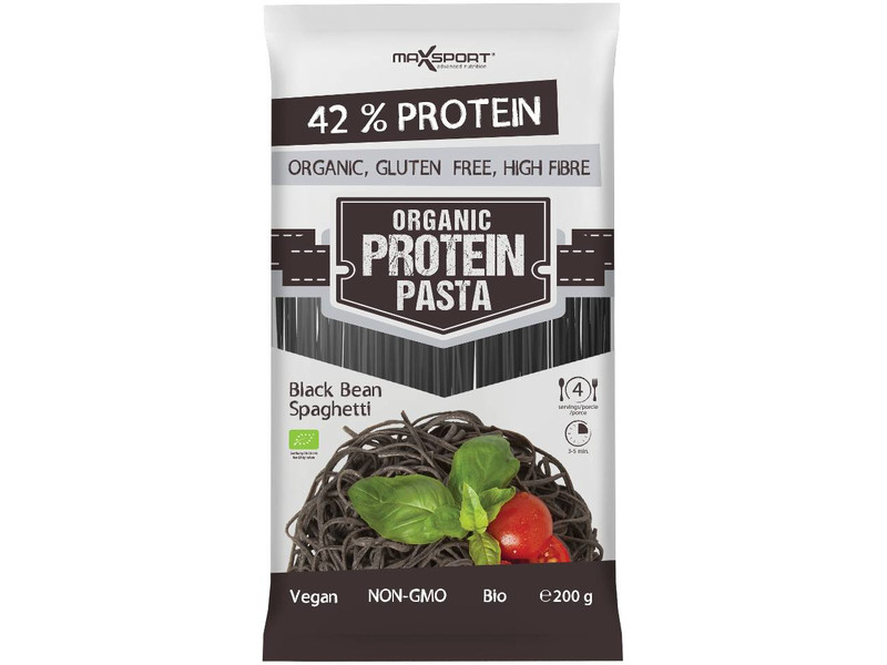 Max Sport  PROTEIN SPAGETTI TÉSZTA FEKETE BABBÓL 200G