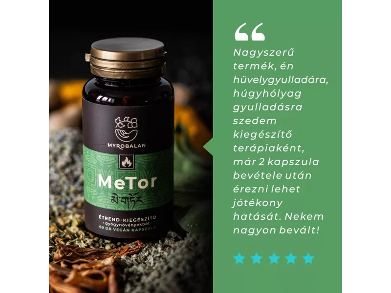 Myrobalan MeTor gyulladáscsökkentő gyógynövény-komplex 60db