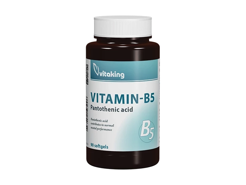 Pantoténsav B5-vitamin 200 mg gélkapszula 90 db (Vitaking)