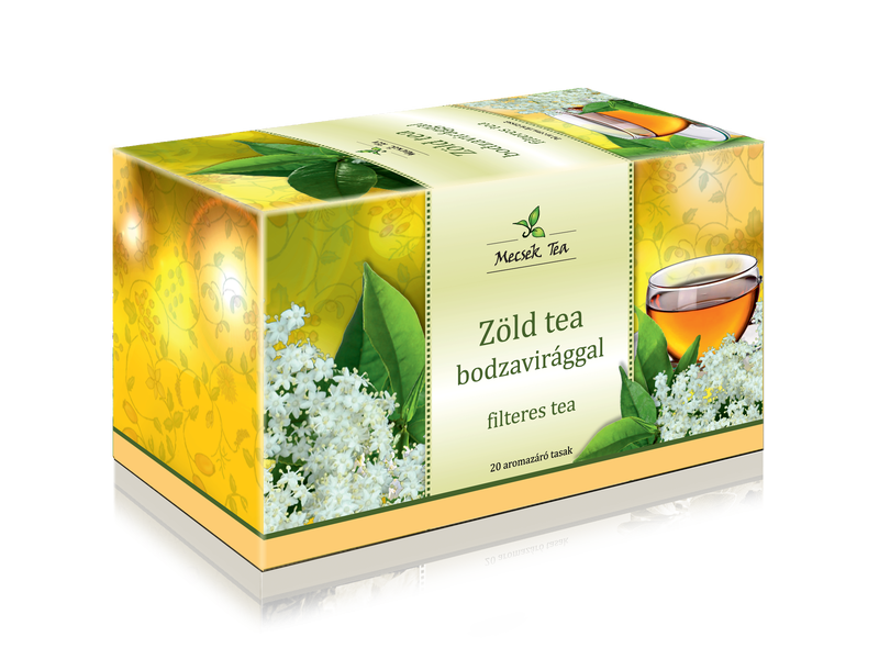 Mecsek Zöld tea bodzavirággal 20 x 2g