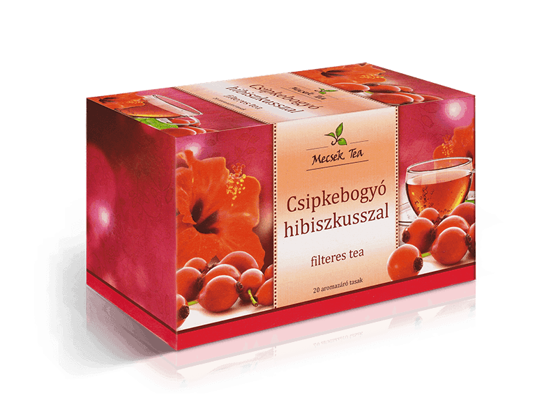 Mecsek Csipkebogyó hibiszkusszal tea 20 x 2g
