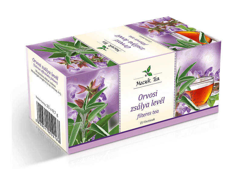 Mecsek Orvosi zsálya levél tea 25 x 0,7g
