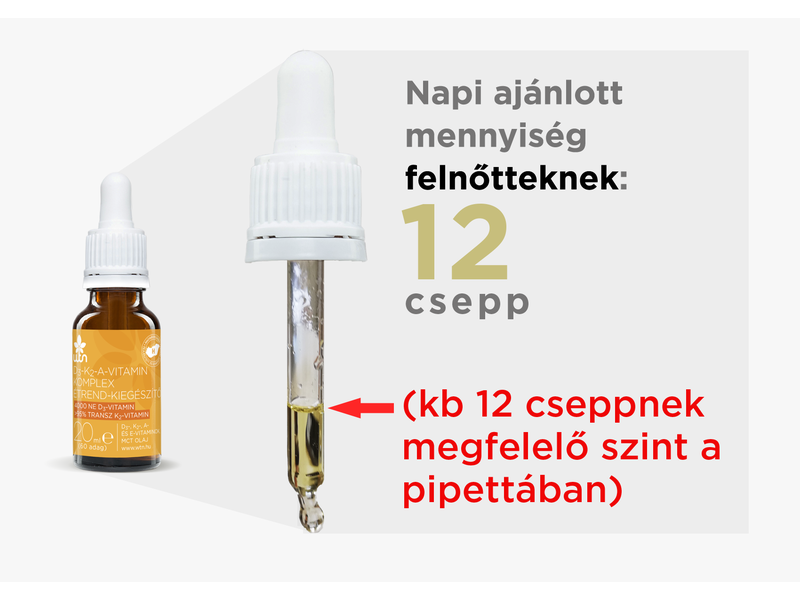 WTN D3-K2-A-Vitamin csepp 20ml