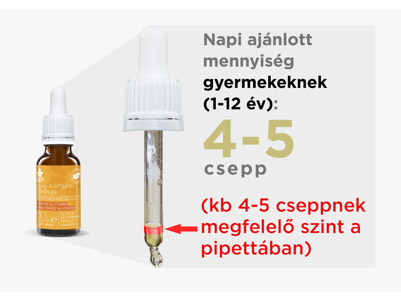 WTN D3-K2-A-Vitamin csepp 20ml