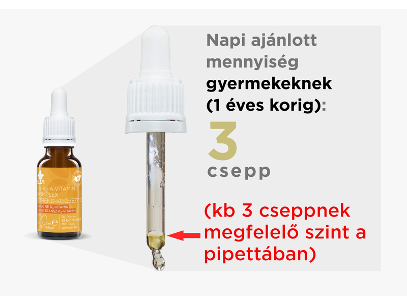 WTN D3-K2-A-Vitamin csepp 20ml
