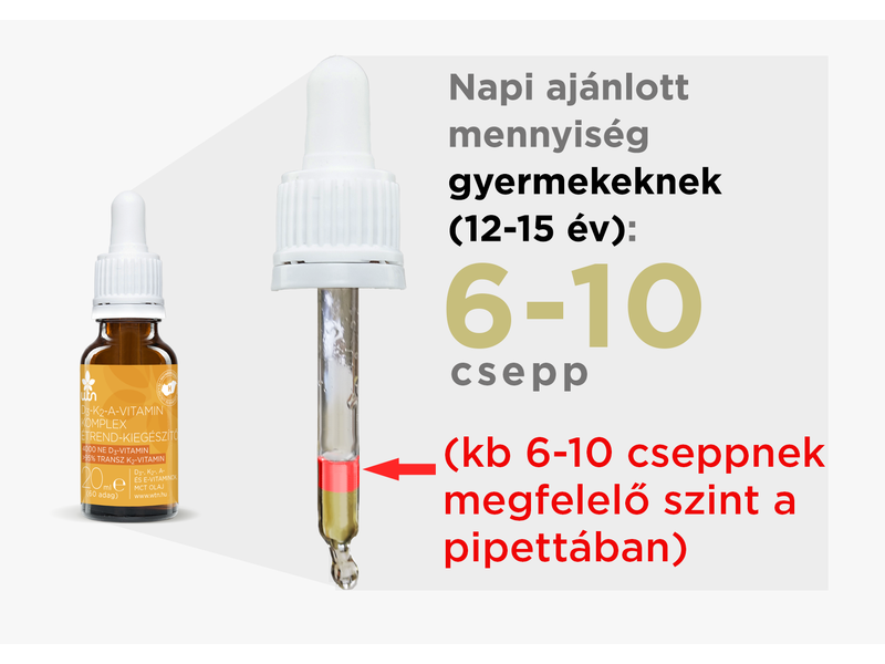 WTN D3-K2-A-Vitamin csepp 20ml