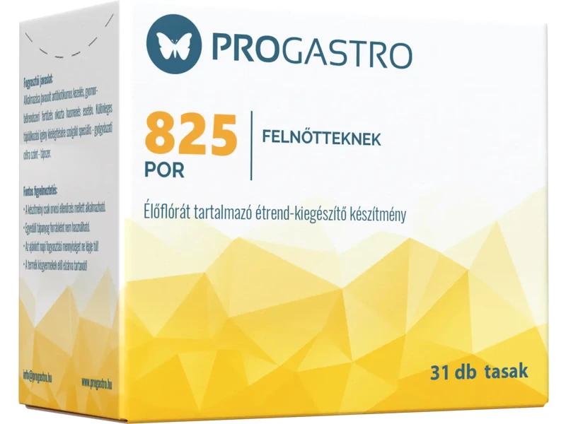 ProGastro 825 Élőflórát tartalmazó étrend-kiegészítő készítmény31 tasak