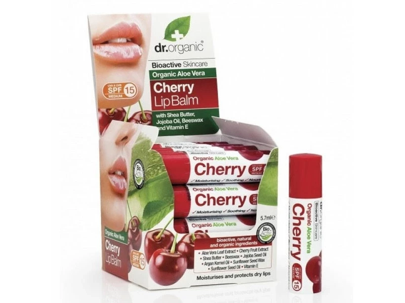 Dr.Org. ALoe Vera+Cseresznye ajakbalzsam 5,7ml