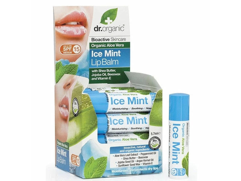 Dr.Org. Aloe Vera+Borsmenta ajakbalzsam 5,7ml