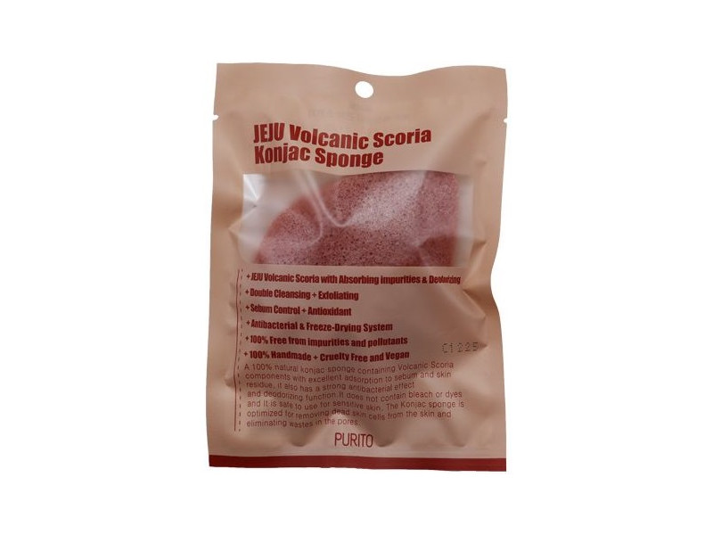 PURITO Jeju vulkáni Scoria - Konjac szivacs 7g