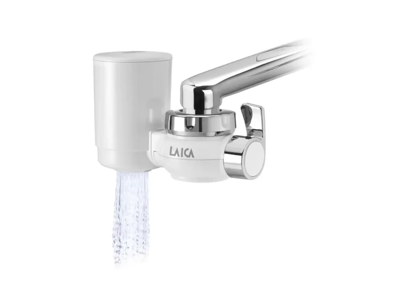 LAICA Genova HYDROSMART rendszerű csapra szerelhető mikroplasztik-stop vízszűrő 900L/3hó