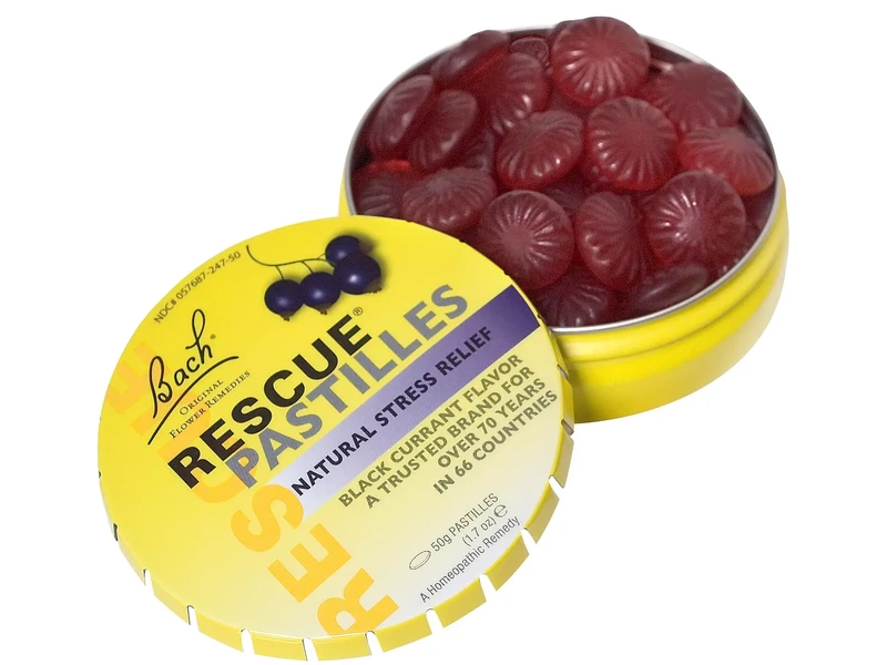 Bach RESCUE® pasztilla fekete ribizlis 50g