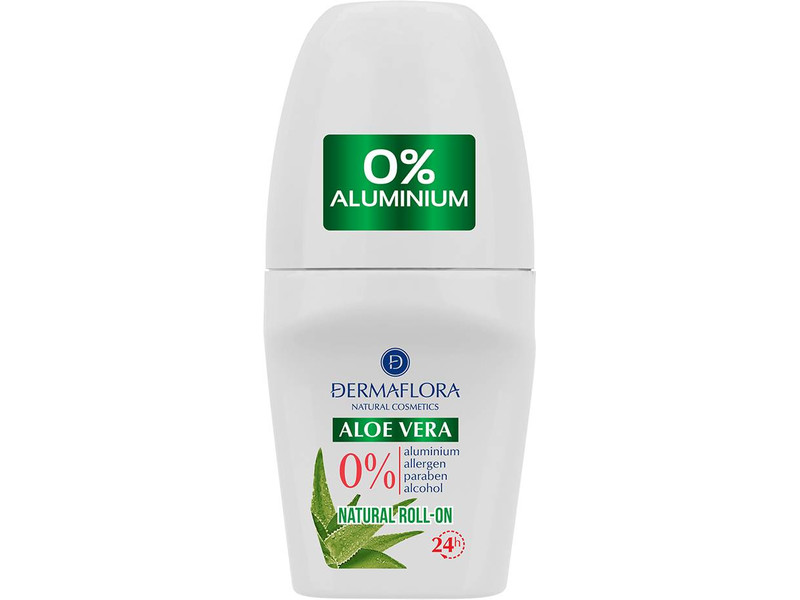 Dermaflora 0% Roll-on aloe verával (50 ml)