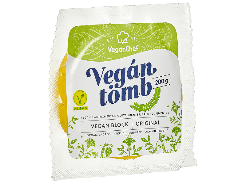 VeganChef Növényi Natúr Tömb 200g