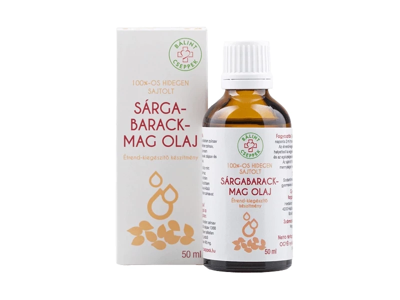 Bálint Sárgabarackmag-olaj 100%-os hidegen sajtolt 50ml