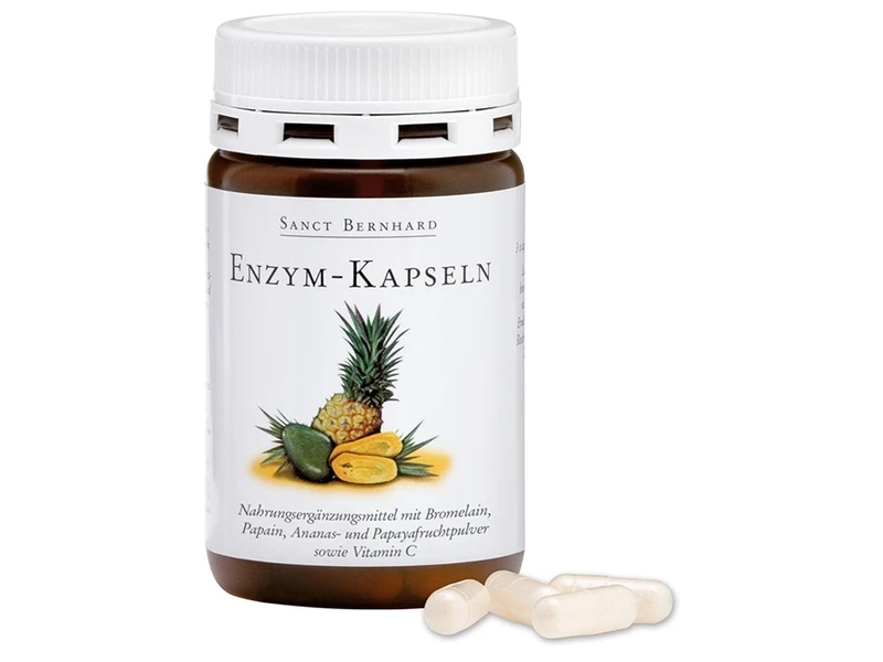 S.Bernhard Ananász, papaya, enzym kapszula 90db