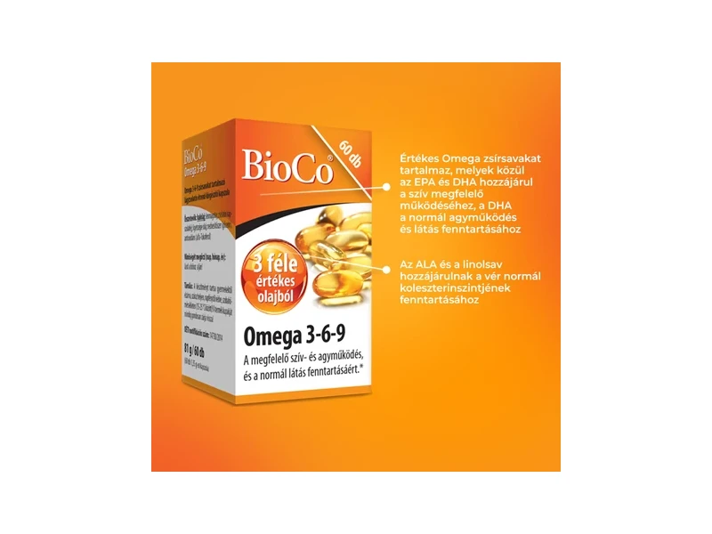 BioCo Omega 3-6-9 kapszula 60db