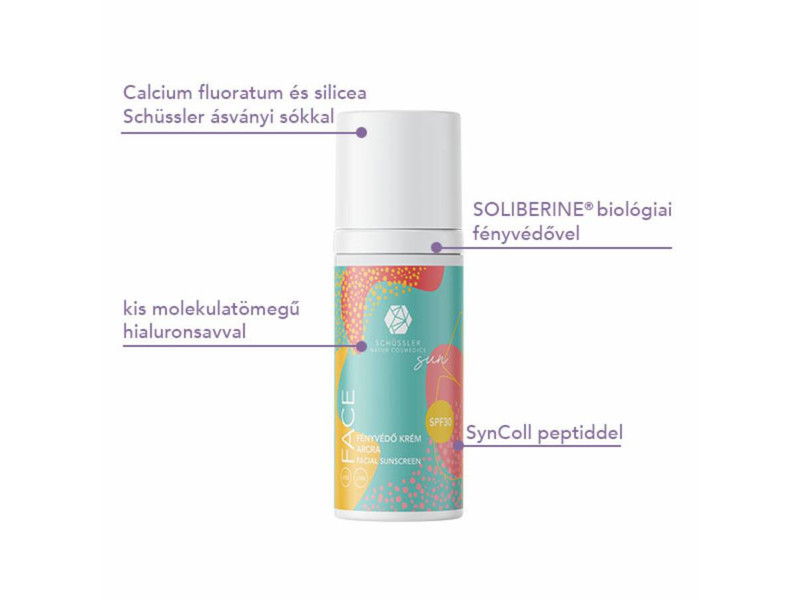 Schüssler fényvédő krém arcra SPF30 50ml