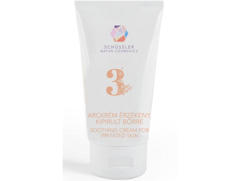 Nr.3 Schüssler natúr arckrém érzékeny, kipirult bőrre 75ml