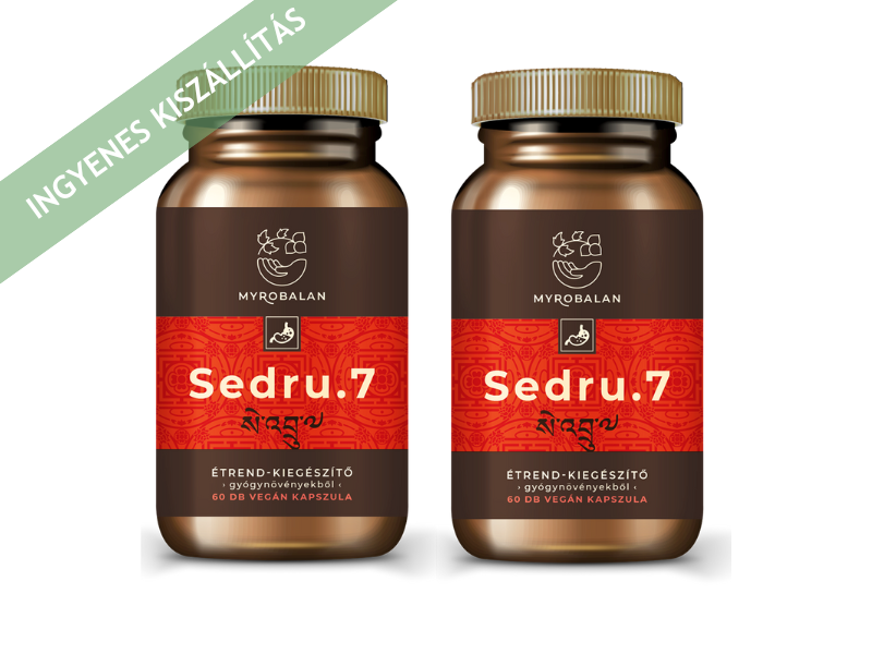 Myrobalan Sedru.7 emésztést serkentő gyógynövény-komplex 2x60db