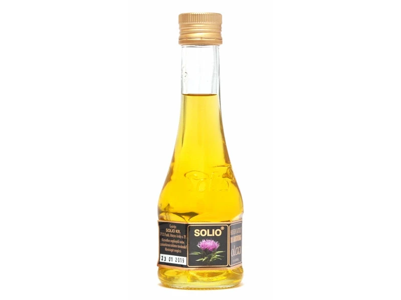 Solio Hidegen Sajtolt Máriatövismag olaj 200ml