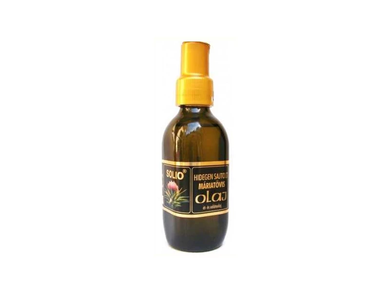 Solio Hidegen Sajtolt Máriatövismag olaj 100 ml