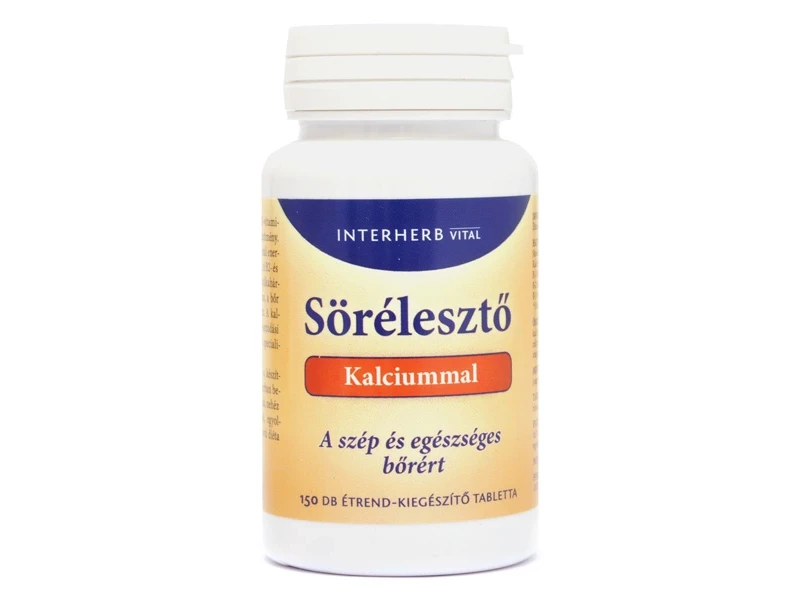 Interherb Sörélesztő Kálciummal 150db