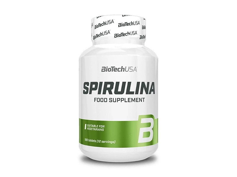 BioTech USA Spirulina tabletta 100 db