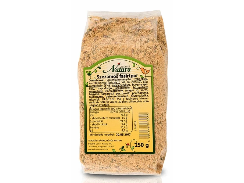 Natura Fasírtpor szezámos 0,25kg