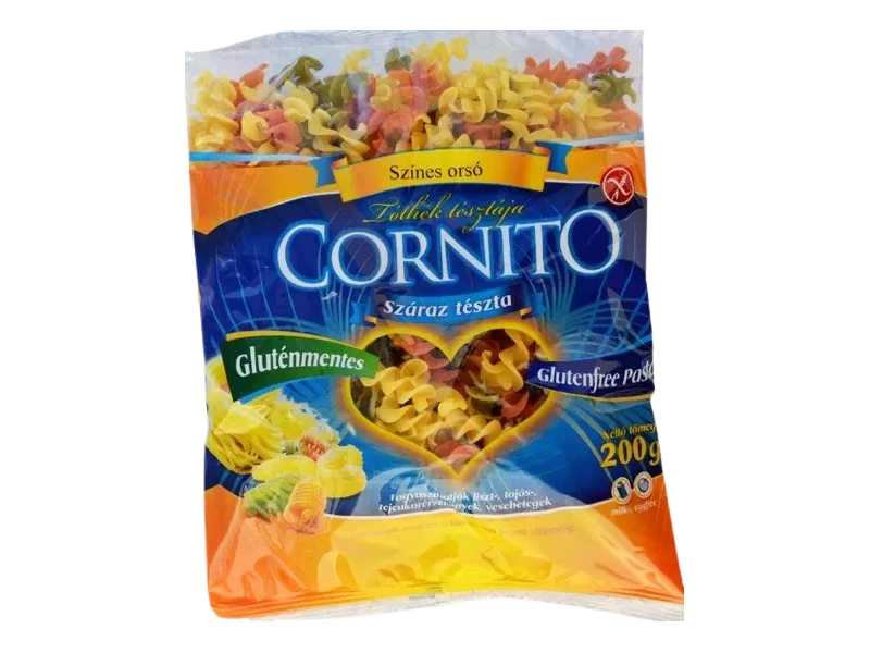 Cornito száraztészta Színes orsó 200g